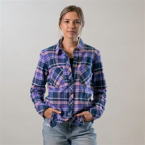 Women's Every Day Flannel Shirt- Blackberry Purple – Pladra