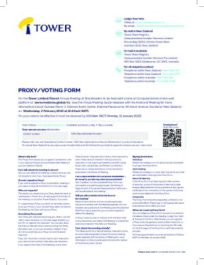 Example Proxy Voting Form 的图像结果