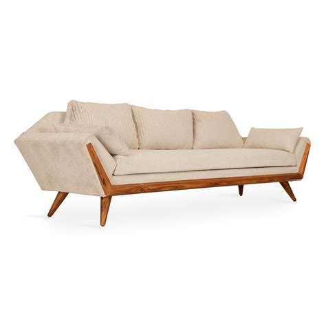 Tidlos - Three Seater Teak Sofa | Alankaram