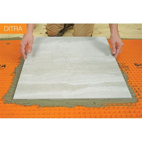 Schluter Systems Ditra 197-in x 39-in Uncoupling and Waterproofing ...