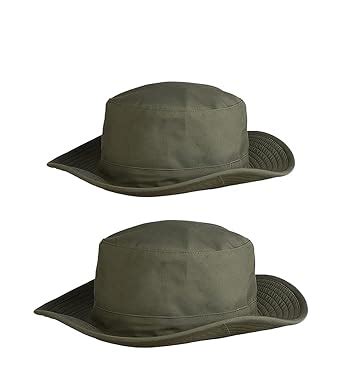 PrimeBox Cotton Classic Packable Beach Outdoor Fishing Bucket Sun Hat ...