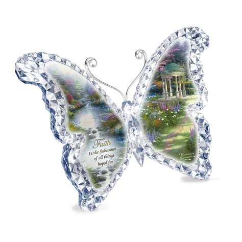 Buy The Bradford Exchange Thomas Kinkade 'Faith' Inspired Crystalline ...
