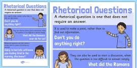 What Is A Rhetorical Question - Effect, Definition, Examples