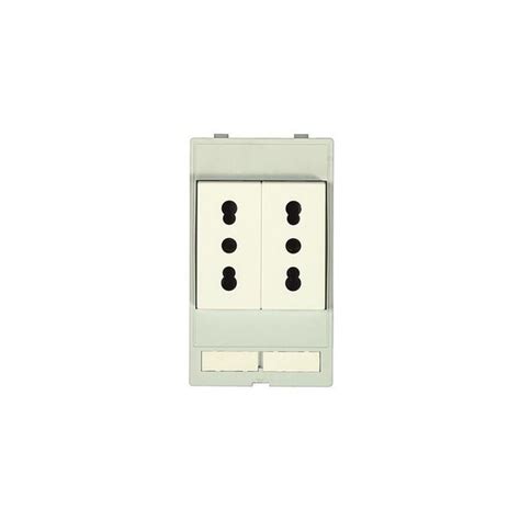 Harting PLUG SOCKET MODULE DOUBLE, ITALY (CEI), 475504 | Zoro