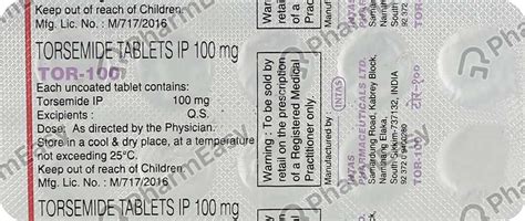 Tor 100 MG Tablet (10): Uses, Side Effects, Price & Dosage | PharmEasy