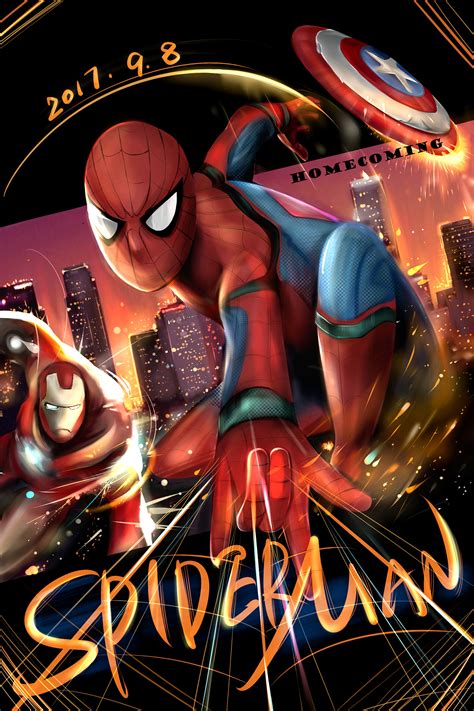 海报设计，合成漫威超级英雄蜘蛛侠海报(4) - 海报设计 - PS教程自学网