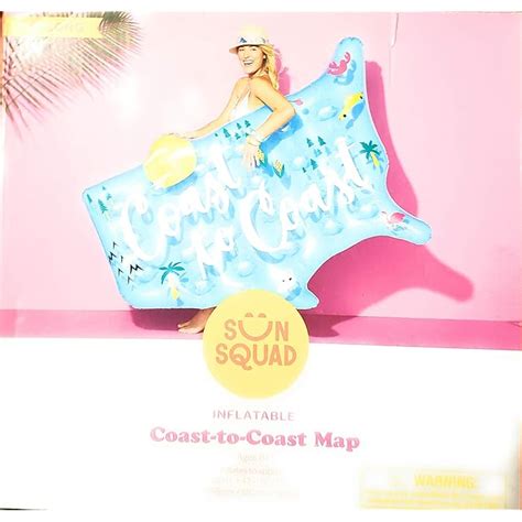 Buy Sun squad Inflatable Coast-to-Coast Map Online at desertcart INDIA