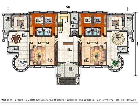 【新款】占地超500平方米高端豪宅带电梯四层复式楼别墅整套设计图纸 - 我爱建房网