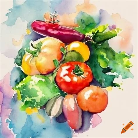 Painting Of Vegetables
