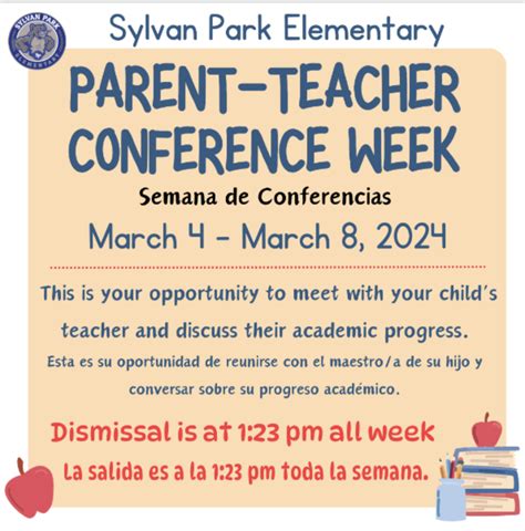 Parent Conferences/ Conferencias de Padres | Sylvan Park Elementary