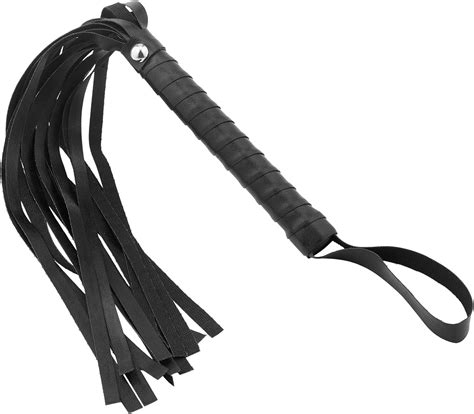 Buy Black Sex Whip 15.5 Adult Whip for Sex Play BDSM Whip Spanking ...