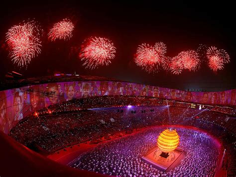 图文-北京奥运会开幕式回顾 姚明引领中国代表团_其他_2008奥运站_新浪网