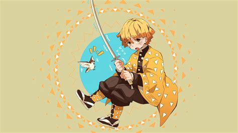 [100+] Cute Zenitsu Wallpapers | Wallpapers.com