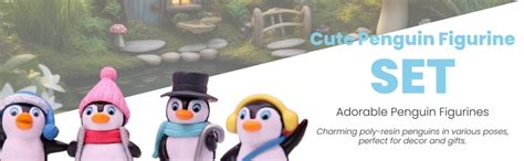 SATYAM KRAFT Cute Penguin Miniature Figurines Showpiece