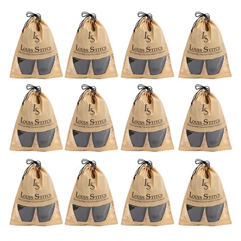 Buy Non Woven Shoe Bag Pack Of 12 Beige See-Thru - Louis Stitch