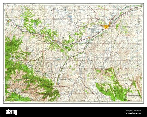 Billings Montana Map High Resolution Stock Photography and Images - Alamy
