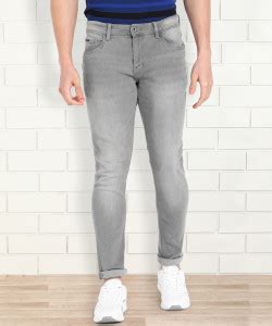 PROVOGUE Skinny Men Grey Jeans - Buy PROVOGUE Skinny Men Grey Jeans ...