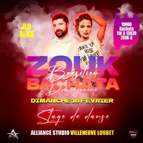 Stage de ZOUK BRÉSILIEN & BACHATA chez alliance studio découverte , 970 ...