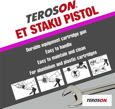 Buy TEROSON ET Staku Pistol, Cartridge Gun for Cartridges, Handy ...