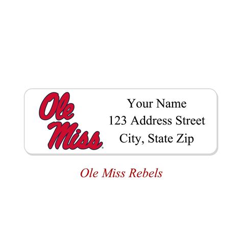 Buy 60 Return Address Labels Personalized Printed 3/4 x 2 1/4 College ...