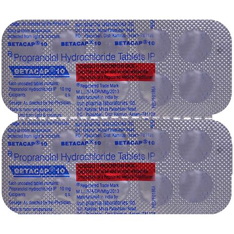 Betacap 10 Tablet 10's Price, Uses, Side Effects, Composition - Apollo ...
