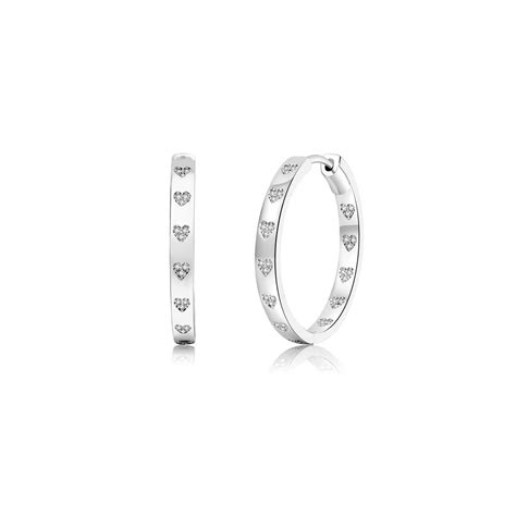 Sliver Hoop Earrings for Women 925 Sterling Silver Lightweight Small ...