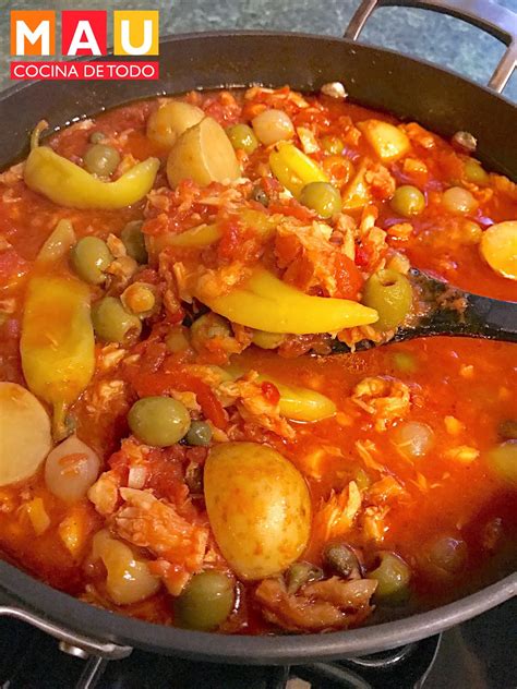 Mau Cocina de Todo: Bacalao a la Vizcaina