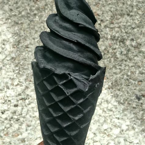 Black ice cream