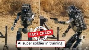 Fact Check: No ‘AI Super Soldiers’ yet! This robot fighter was created ...