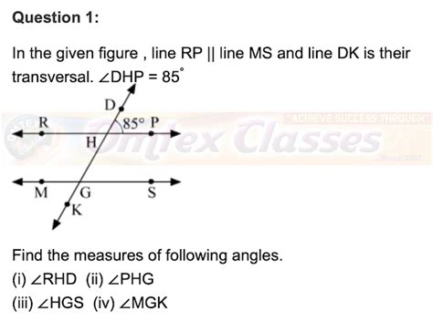 Education: Practice Set 2.1, Chapter 2 - Parallel Lines Mathematics ...