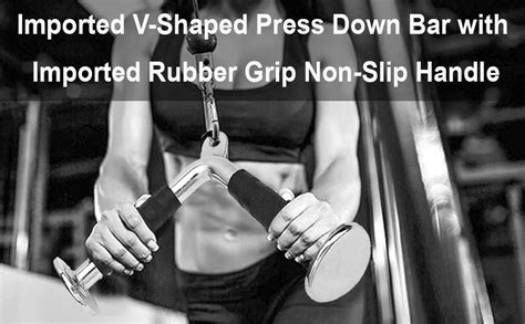 GYMINGWORLD Gyming World® 8 Inch V Type Handle | Triceps V-Grip Cable ...