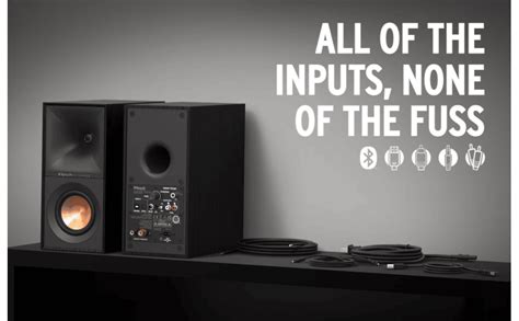Klipsch Reference R-40PM Powered Bookshelf Speakers - 90-Degree x 90 ...