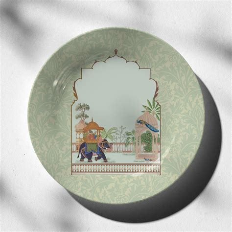 Rajputana King on Elephant: Buy Premium Quality Decorative Art Plates ...