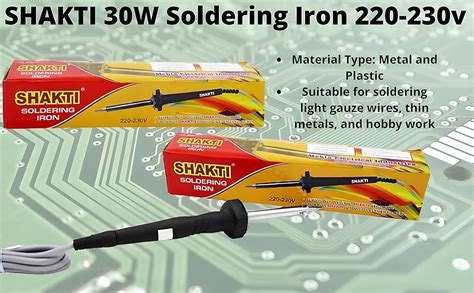 Gilhot® 30 Watt Soldering Iron | Copper Bit | Fast Heating | Ideal for ...