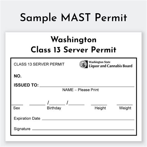 Washington MAST Permit | Easy Online Course | Craft Serving