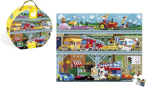 Buy Janod Hat Box Puzzle – Vehicles Online at Lowest Price in India ...