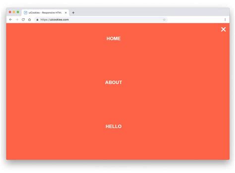 Bootstrap Menu Tutorial 的图像结果