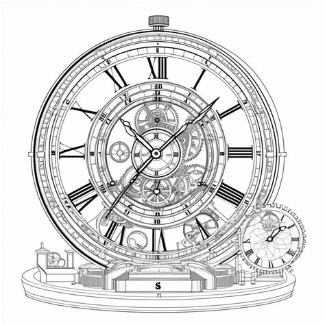 Image result for Alarm Clock Exploded View Drawing
