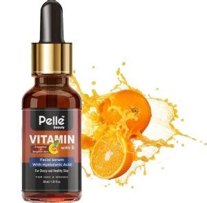 Pelle Beauty Vitamin C With Vitamin E Fairness Serum for a Brighter and ...
