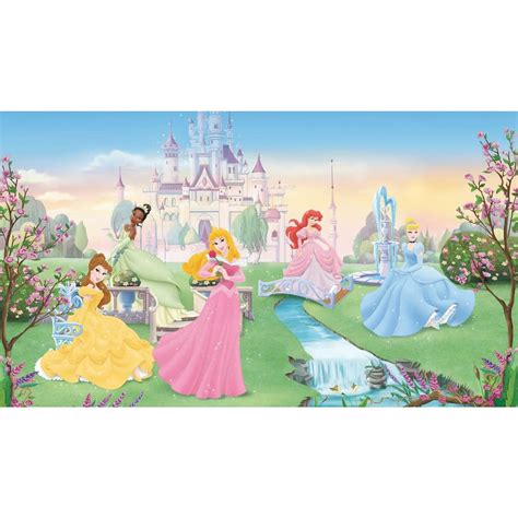 RoomMates Dancing Princess Chair Rail Prepasted Mural | Michaels