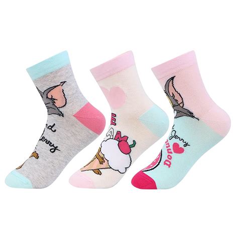 Tom & Jerry Socks for Women - Pack of 3 – BONJOUR