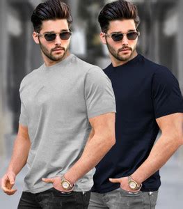 TRIPR Solid Men Round Neck Multicolor T-Shirt - Buy TRIPR Solid Men ...