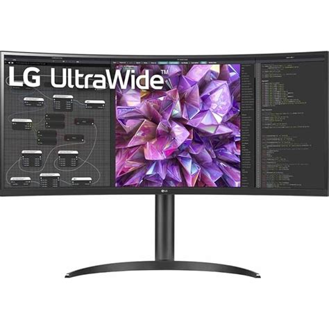 LG 34Wq75C-B 34" Curved Ultrawide Qhd Ips Hdr 10 Built-In-Kvm-Monitor ...