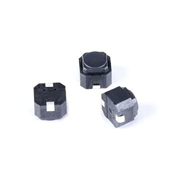 10Pcs Black Size 6mmx6mmx5mm Silent Micro Switch Tact Switch Key Switch ...