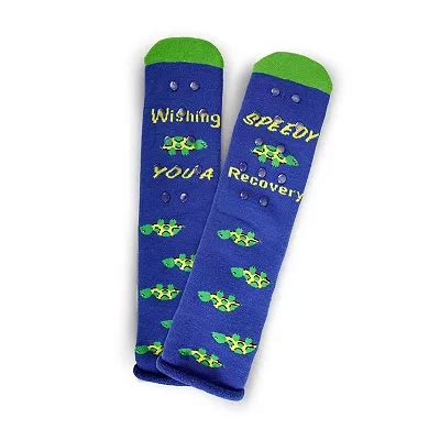 Speedy Recovery Greeting Card Socks