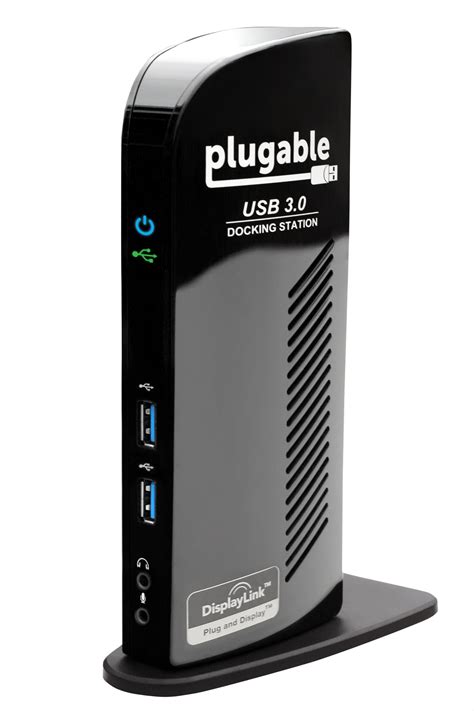 Buy Plugable USB 3.0 Universal Laptop Docking Station Dual Monitor for ...
