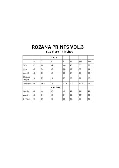 Rozana Prints Vol.3 by Binaf -Saira – Studio Rubaa'i