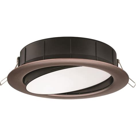 Lithonia Lighting Wafer Gimbal Oil Rubbed Bronze 1091-Lumen Switchable ...