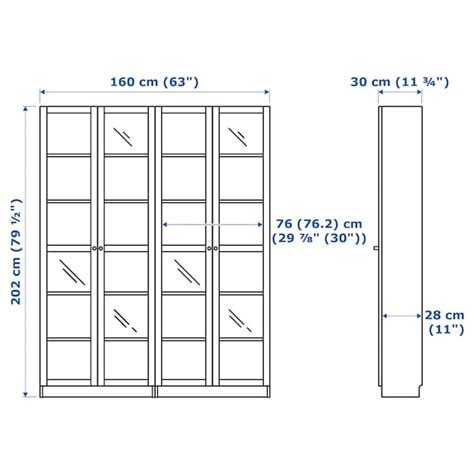 BILLY bookcase, green, 160x30x202 cm (63x113/4x791/2") - IKEA