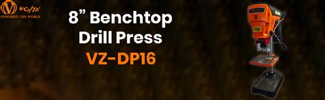 VOLTZ VZ-DP16 1.8-Amp 8-Inch 9-Speed Cast Iron Bench Drill Machine ...